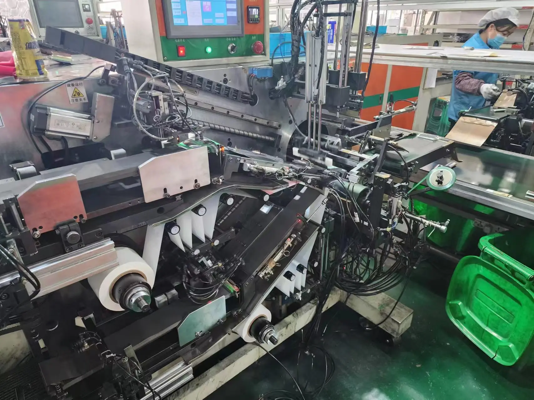 antbattery quality control and testing area - semi solid state battery inspection