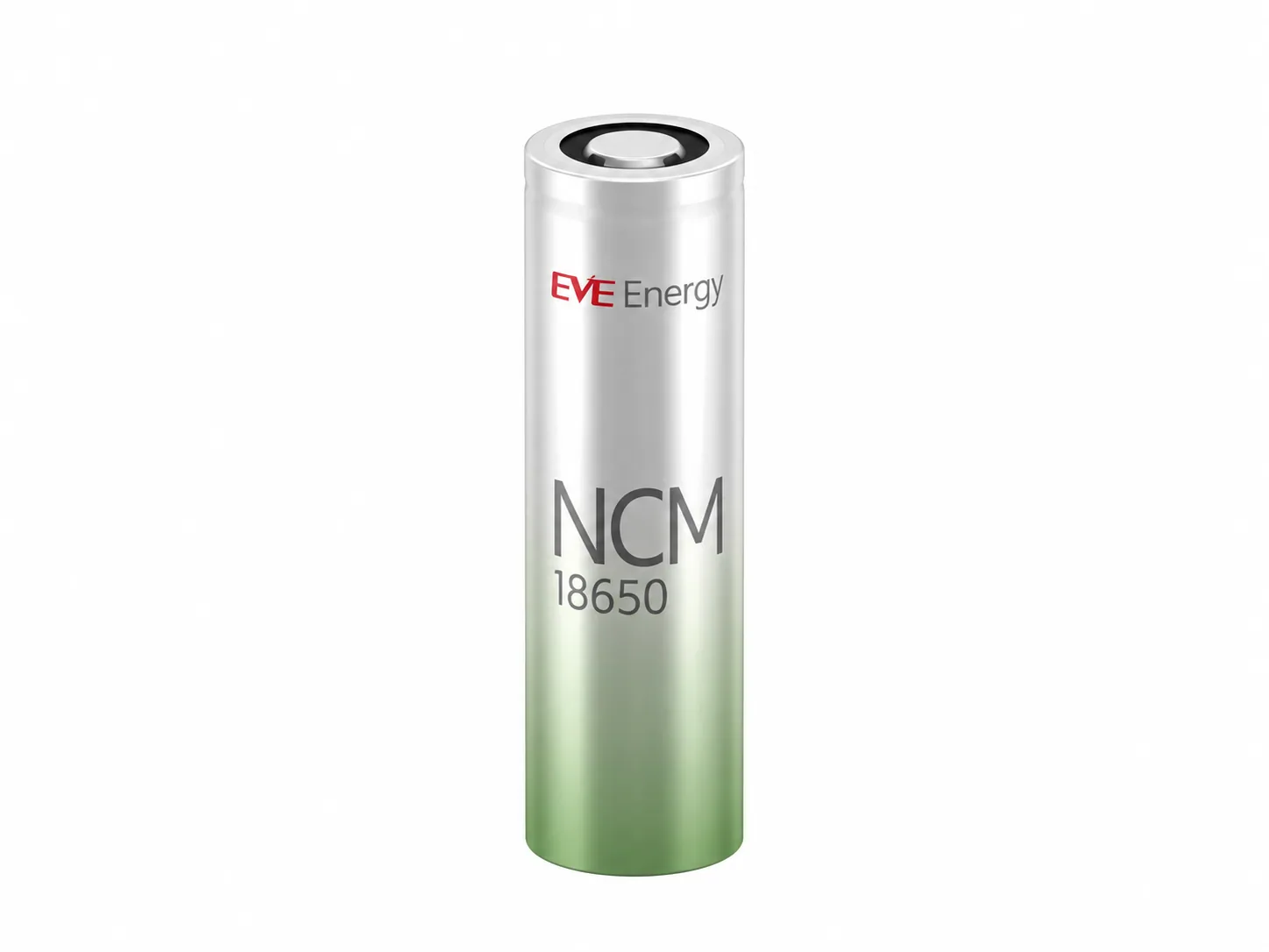 EVE 18650 26V 3.6V 2550mAh Cylindrical Battery Cell — illustration extracted and enlarged from the supplied catalogue