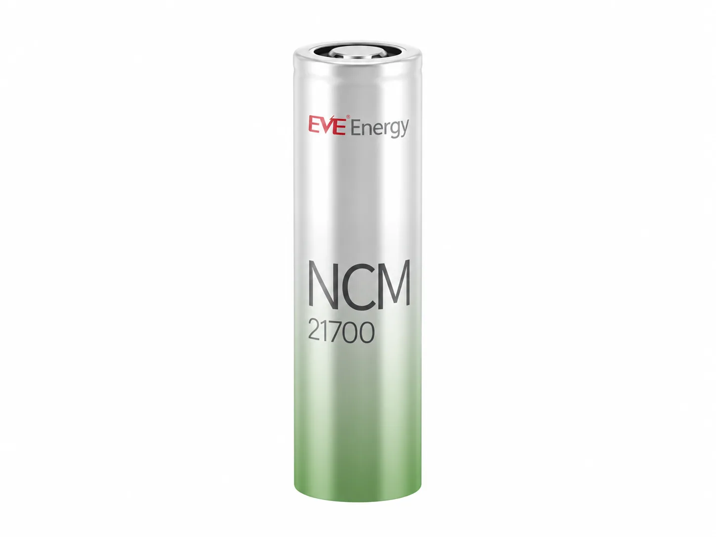 EVE 21700 58E 3.6V 5700mAh Cylindrical Battery Cell — illustration extracted and enlarged from the supplied catalogue